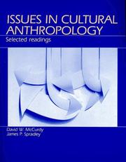 Cover of: Issues in Cultural Anthropology: Selected Readings