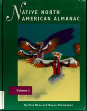 Cover of: Native North American almanac by Cynthia Rose