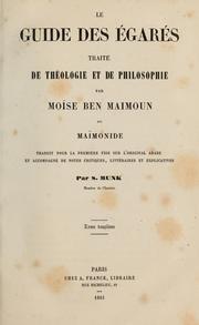 Cover of: Le guide des égarés