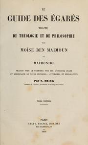 Cover of: Le guide des égarés