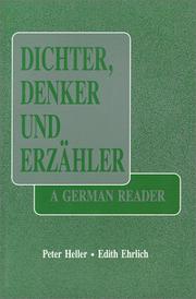 Cover of: Dichter Denker Und Erzahler by Peter Heller - undifferentiated, Edith Ehrlich