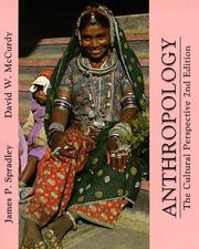 Cover of: Anthropology by James P. Spradley, David W. McCurdy