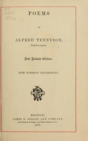 Cover of: Poems of Alfred Tennyson