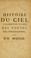 Cover of: Histoire du ciel