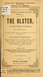 Cover of: The ulster...