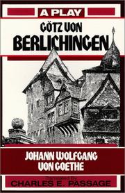 Cover of: Gotz Von Berlichingen by Johann Wolfgang von Goethe