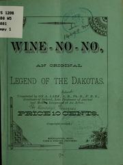 Cover of: Wine-no-no by Randolph Burgess
