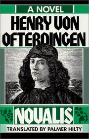 Cover of: Henry Von Ofterdingen by Novalis