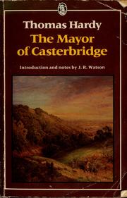 Cover of: The mayor of Casterbridge by Thomas Hardy