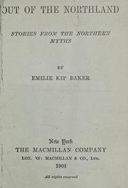 Cover of: Out of the Northland by Emilie Kip Baker
