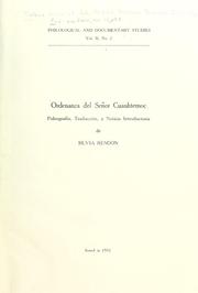 Cover of: Philological and documentary studies by Benjamin Lee Whorf