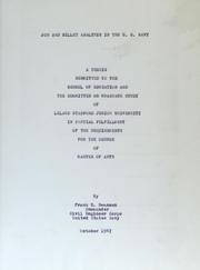 Cover of: Job and billet analysis in the U.S. Navy by Frank Elmer Swanson