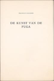 Cover of: De Kunst van de Fuga by 