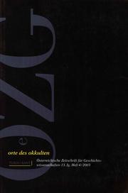 Cover of: Orte des Okkulten