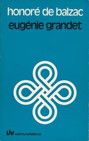 Cover of: Eugénie Grandet by 
