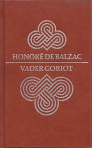 Cover of: Vader Goriot