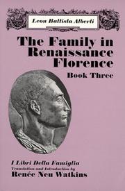 Cover of: The family in Renaissance Florence. by Leon Battista Alberti