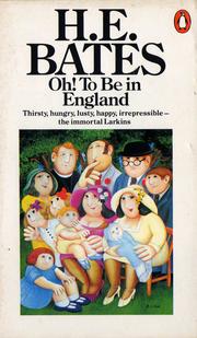 Cover of: Oh! To Be in England