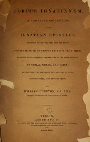 Cover of: Corpus Ignatianum