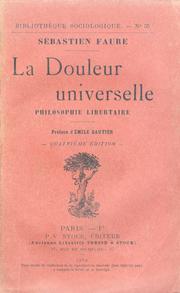 Cover of: La douleur universelle by 