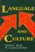 Cover of: Language and culture