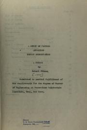 Cover of: A study of factors affecting thrust augmentation by Robert Gibson, Robert Gibson