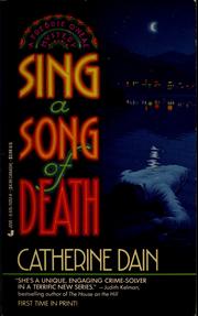 Cover of: Sing a song of death by Catherine Dain