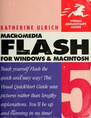 Cover of: Flash 5 for Windows and Macintosh
