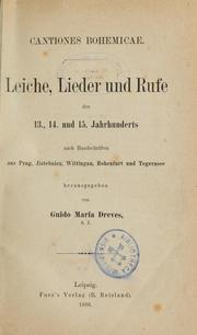 Cover of: Analecta hymnica medii aevi by Guido Maria Dreves, Guido Maria Dreves