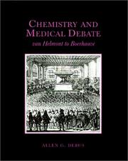 Cover of: Chemistry and Medical Debate by Allen G. Debus