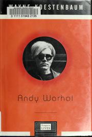Cover of: Andy Warhol