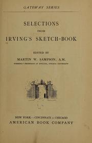 Cover of: Selections from Irving's Sketch-book by Washington Irving
