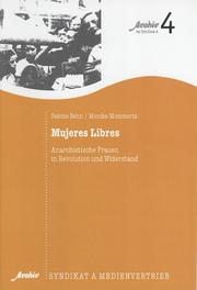 Cover of: Mujeres Libres. Anarchistische frauen in Revolution und Widerstand