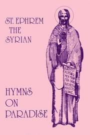 Cover of: Hymns on Paradise by Saint Ephraem Syrus
