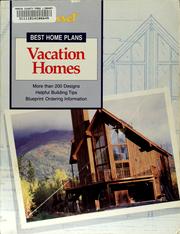 Cover of: Best home plans: vacation homes
