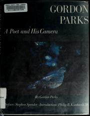 Cover of: A poet and his camera by Gordon Parks