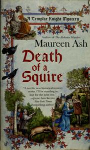 Cover of: Death of a squire: a Templar Knight mystery