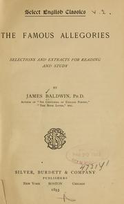 Cover of: The famous allegories by James Baldwin