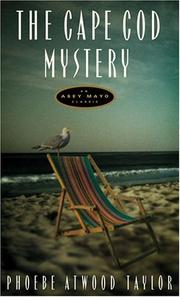 The Cape Cod Mystery by Phoebe Atwood Taylor