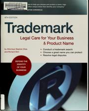 Cover of: Trademark: legal care for your business & product name