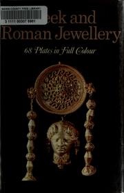 Cover of: Greek and Roman jewellery