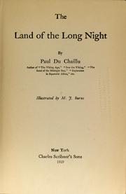 Cover of: The land of the long night