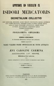 Cover of: Patrologiae cursus completus by J.-P Migne