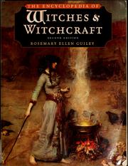 Cover of: The encyclopedia of witches and witchcraft