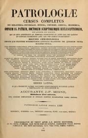 Cover of: Opera omnia by Boethius