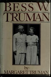 Cover of: Bess W. Truman by Margaret Truman