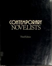 Cover of: Contemporary novelists