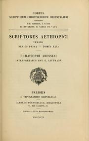 Philosophi abessini, [sive, Vita et philosophia magistri Zar'a-Yā'qōb eiusque discipuli Walda-Ḥeywat philosophia]o