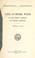 Cover of: Live-at-home week in the public schools of North Carolina, February 10-14, 1930