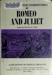 Cover of: Twentieth century interpretations of Romeo and Juliet: a collection of critical essays